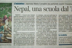 Nepal, una scuola dal Trentino