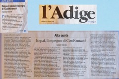  l'Adige-11-aprile-2025 Il grande impegno di Ciao namastè