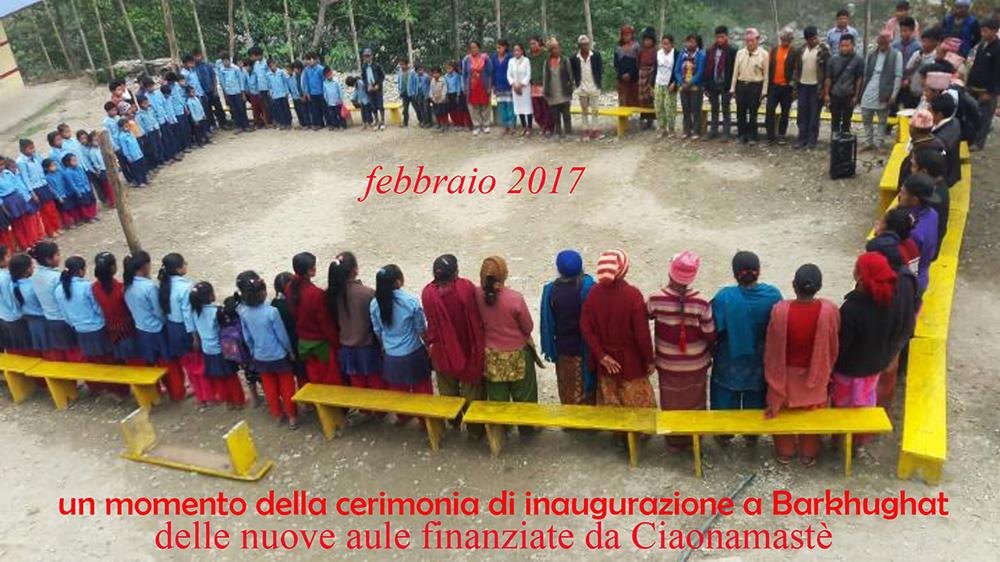 Barkhughat. Inaugurazione scuola febbraio 2017 CiaoNamastè Nepal