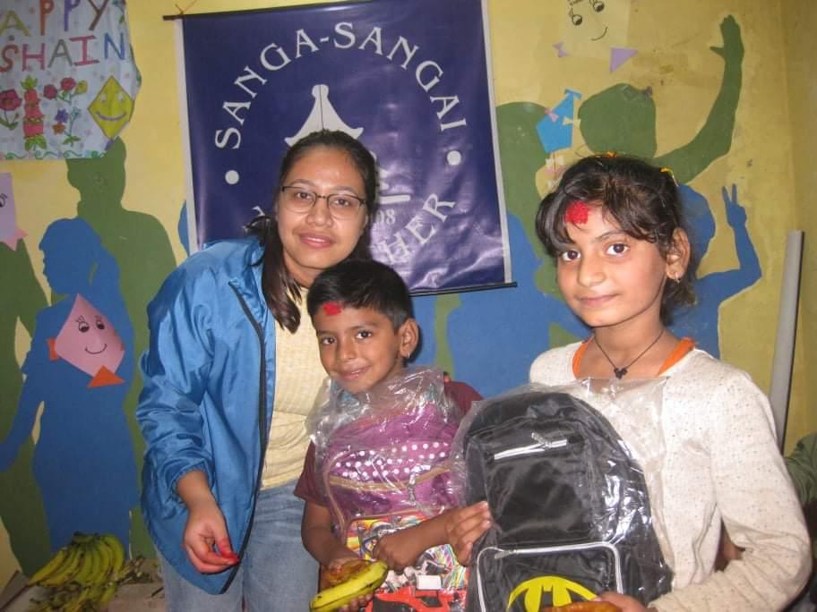 Backpack-Sanga-Sangai School KTM  CiaoNamastè Nepal
